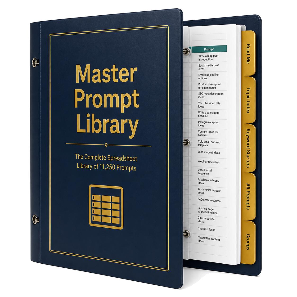 The Master Excel Workbook