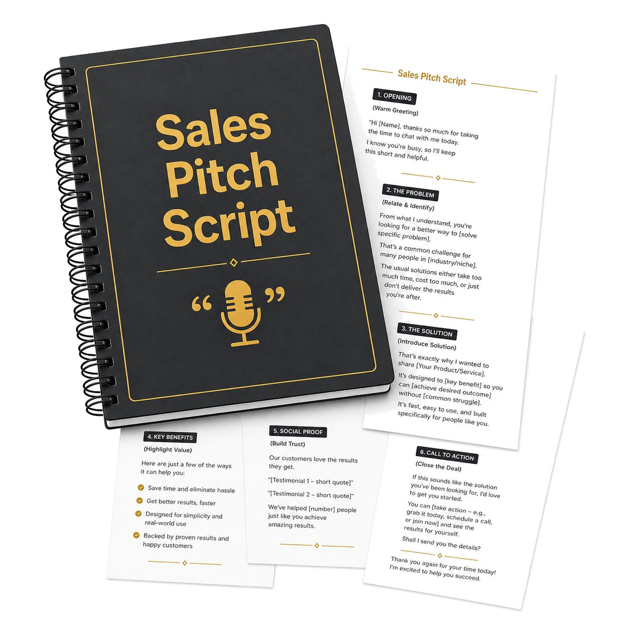 The Sales Pitch Script (DOCX + PDF)