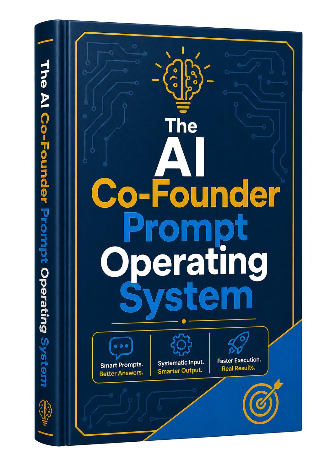 The AI Co-Founder Prompt Operating System — Product mockup