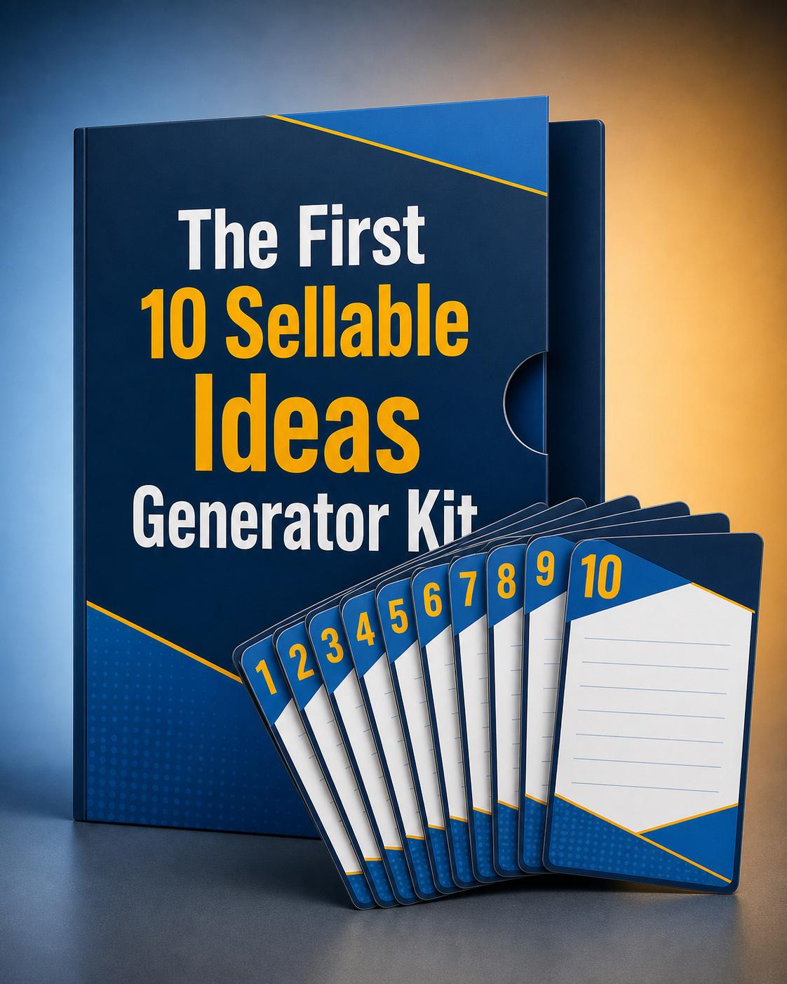 The First 10 Sellable Ideas Generator Kit