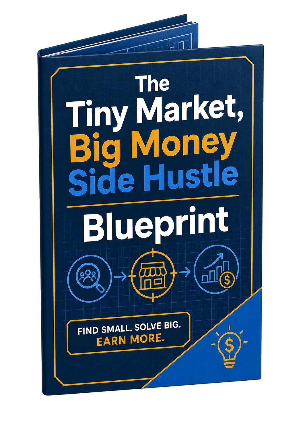 The “Tiny Market, Big Money” Side Hustle Blueprint — Product mockup